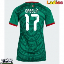 Mexico Orbelin Pineda #17 Replica Home Shirt Ladies World Cup 2026 Short Sleeve